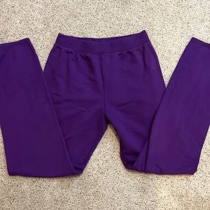 Purple Hanes Kids sweatpants